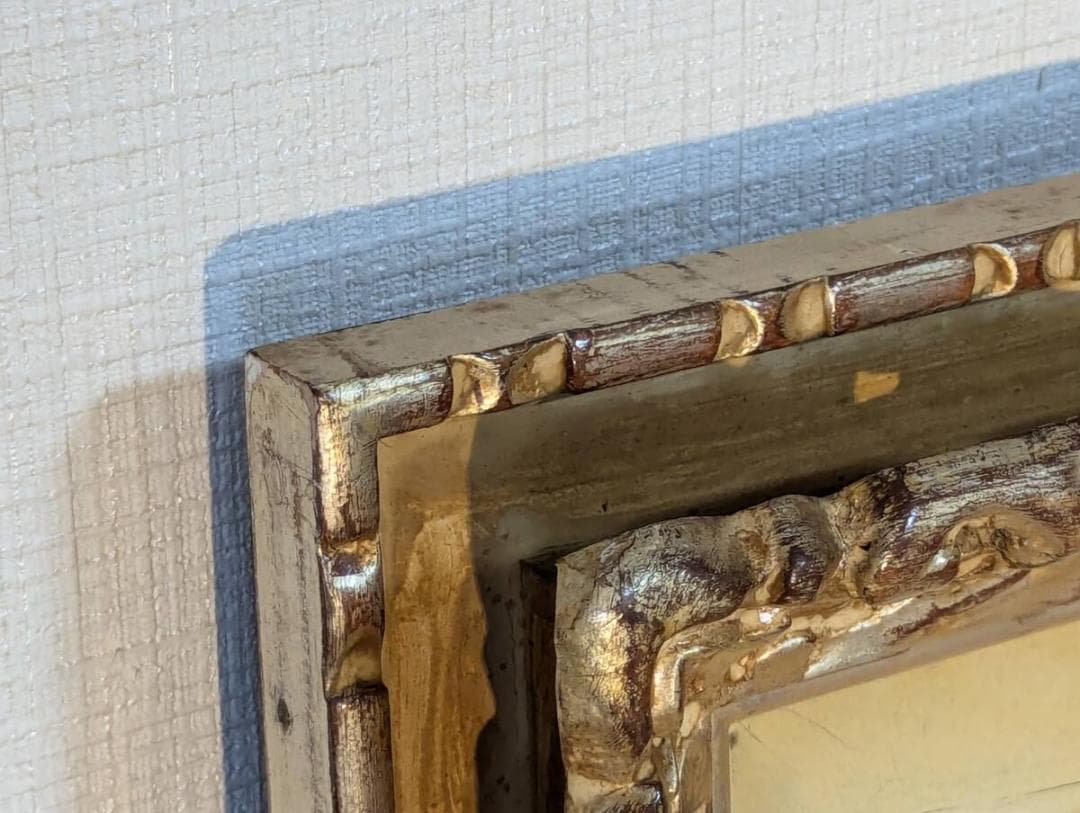 【真作】絵画　笹谷幸吉　油彩10号　オンフルール　異国情緒あふれる港町　W28