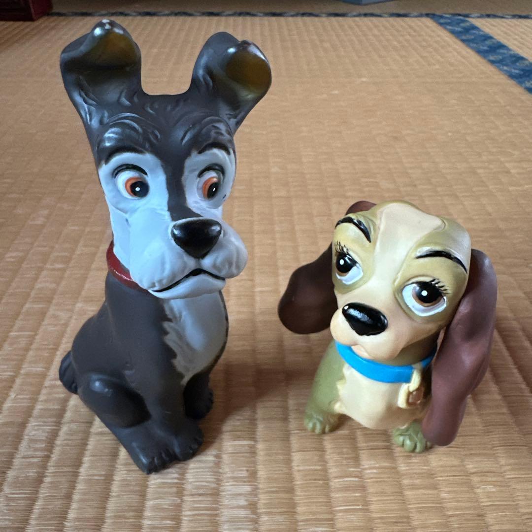 わんわん物語 スクイーク人形 ソフビ 笛入り ヴィンテージソフビ Disney