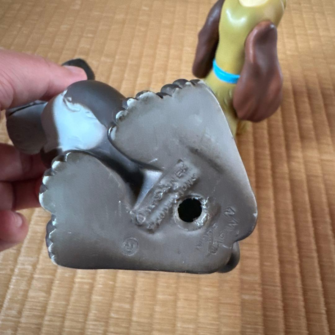 わんわん物語 スクイーク人形 ソフビ 笛入り ヴィンテージソフビ Disney