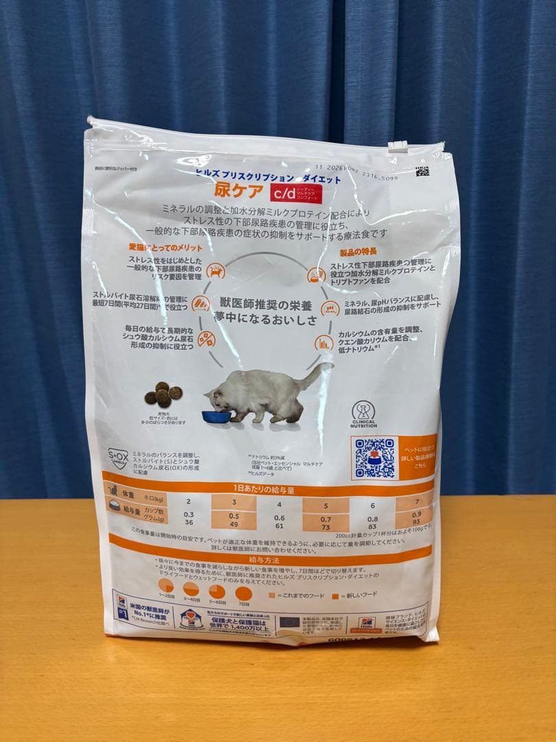 ヒルズ プリスクリプションダイエット c/d 尿ケア 4kg + 缶詰2個付き