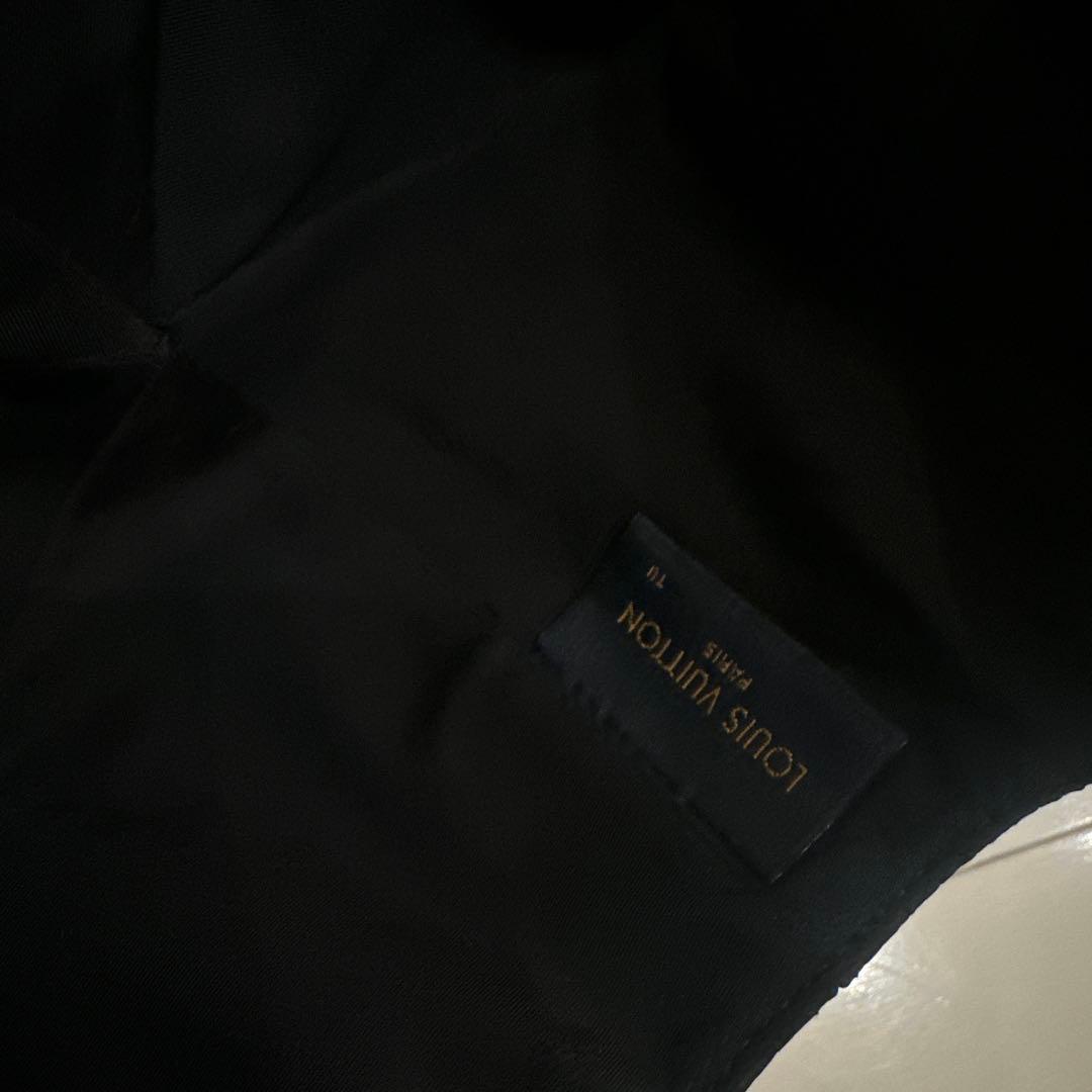 の*み様 Louis Vuitton ブラックレザーキャップ M