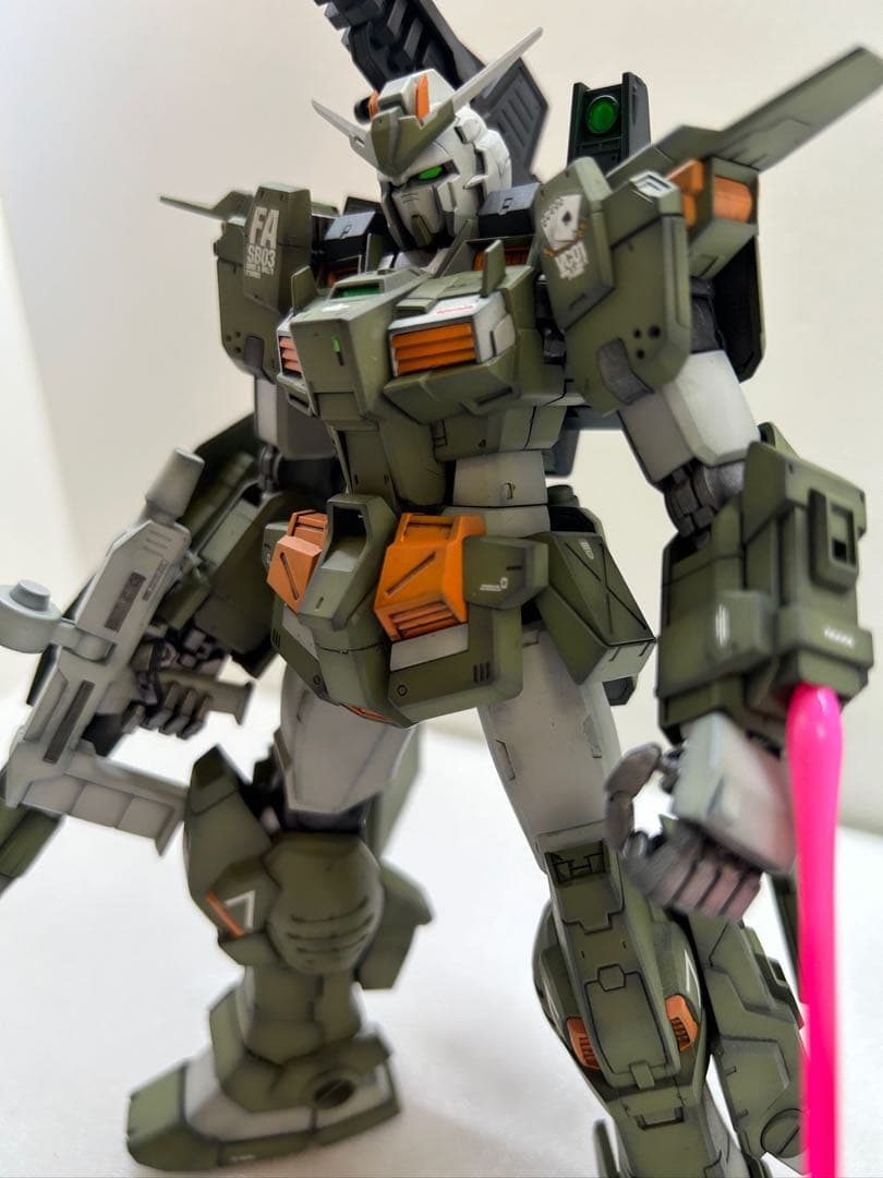 年末セール ガンプラMGストームブリンガーFA 全塗装完成品