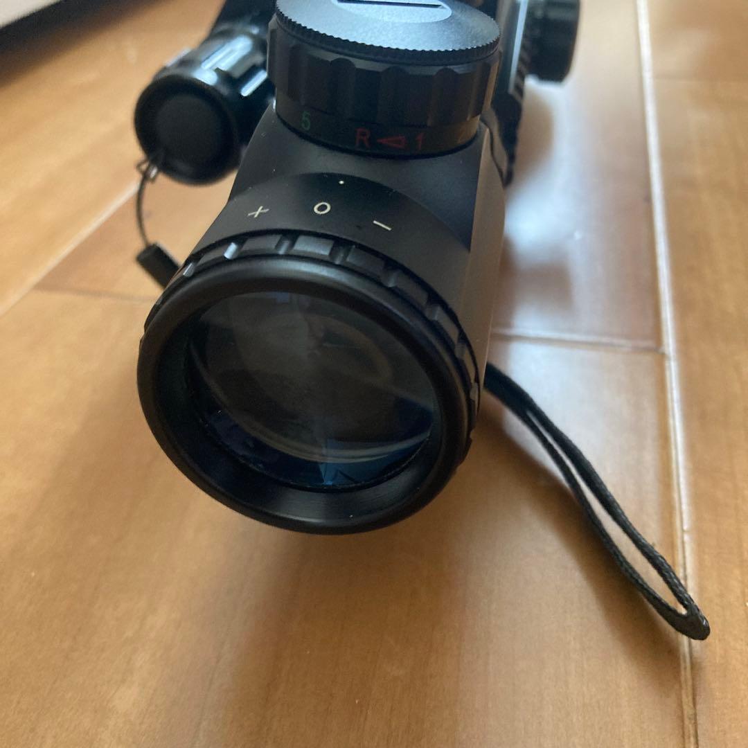 4-12x50トリプルレール ライフルスコープ＋ドットサイト＋高輝度LEDライト