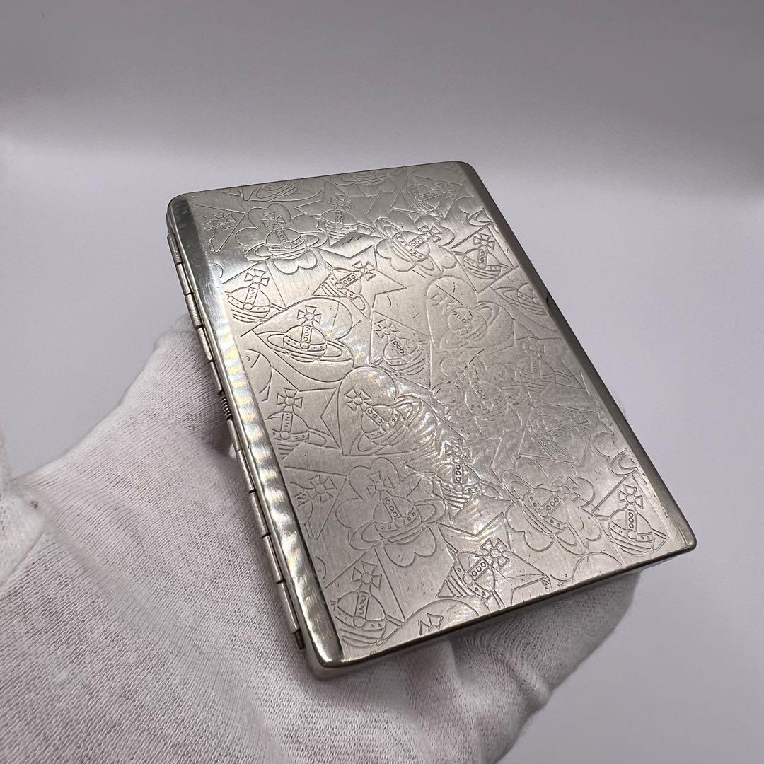 【廃盤】 vivienne westwood シガレットケース　シルバー　オーブ