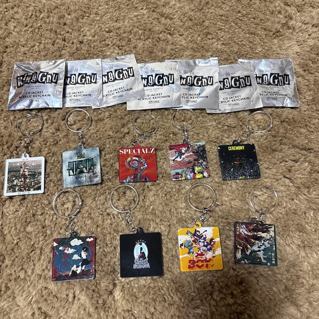 KingGnu CDジャケット アクリルキーホルダー 9種類