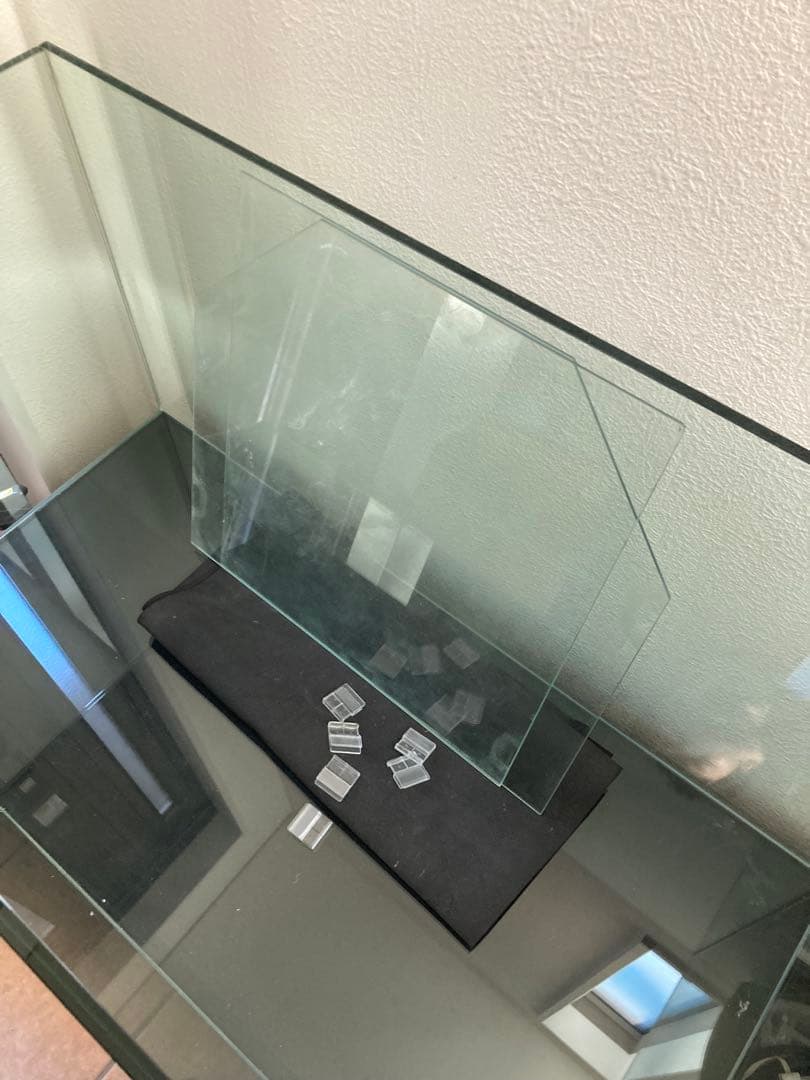 90cmガラス水槽 gex ※オーダー水槽台、その他備品付 90×45×45