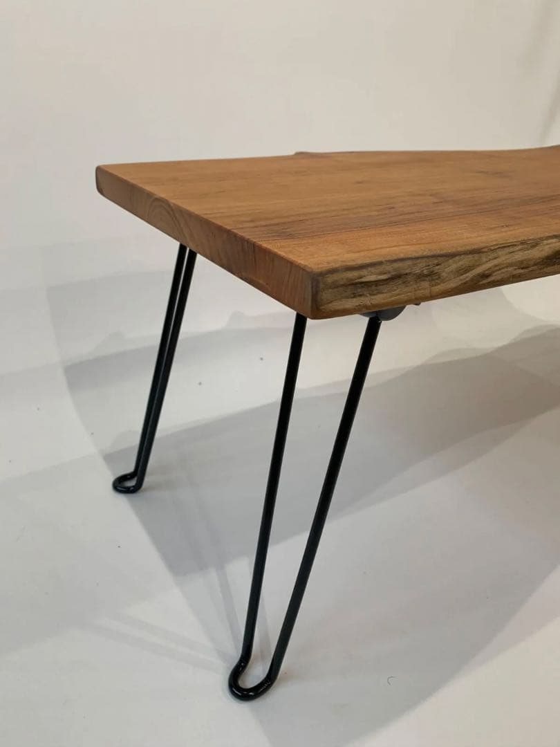 桜 サクラ 一枚板折り畳みテーブル 木製 ローテーブル ちゃぶ台