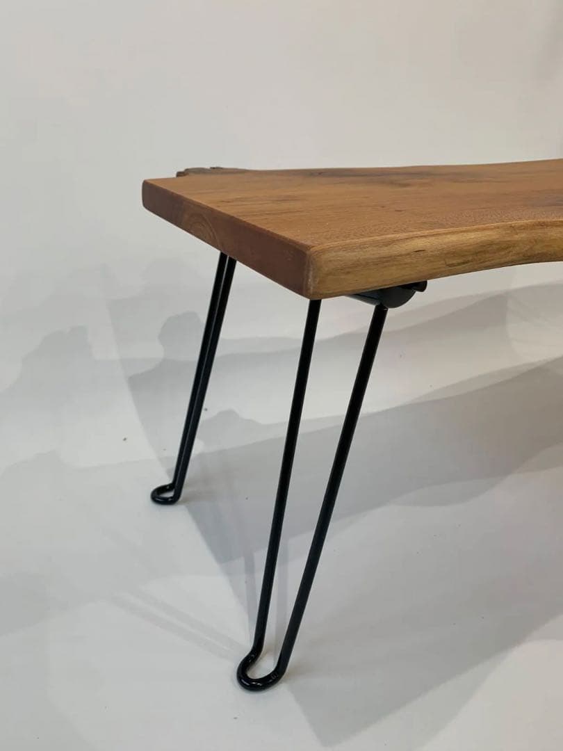 桜 サクラ 一枚板折り畳みテーブル 木製 ローテーブル ちゃぶ台