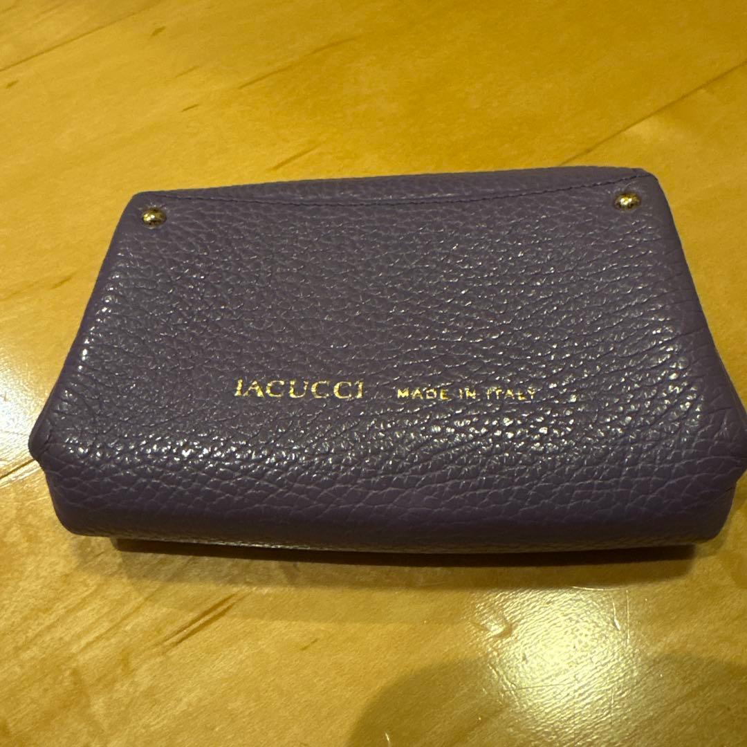 IACUCCI パープル 二つ折り財布