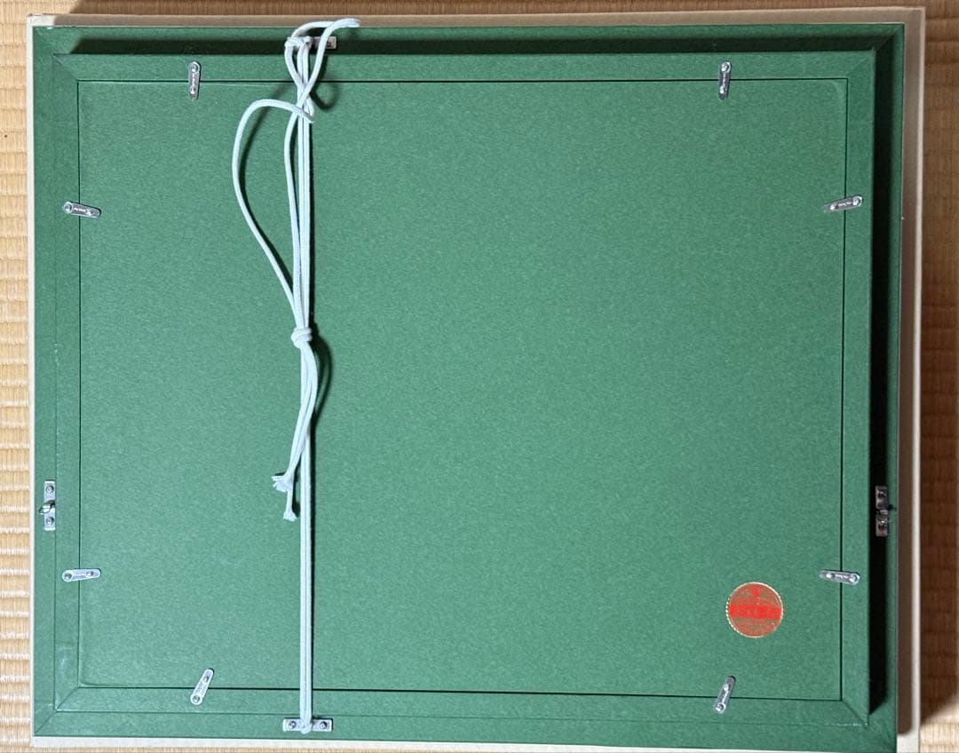 F6油彩額　同志舎　レインボー銀