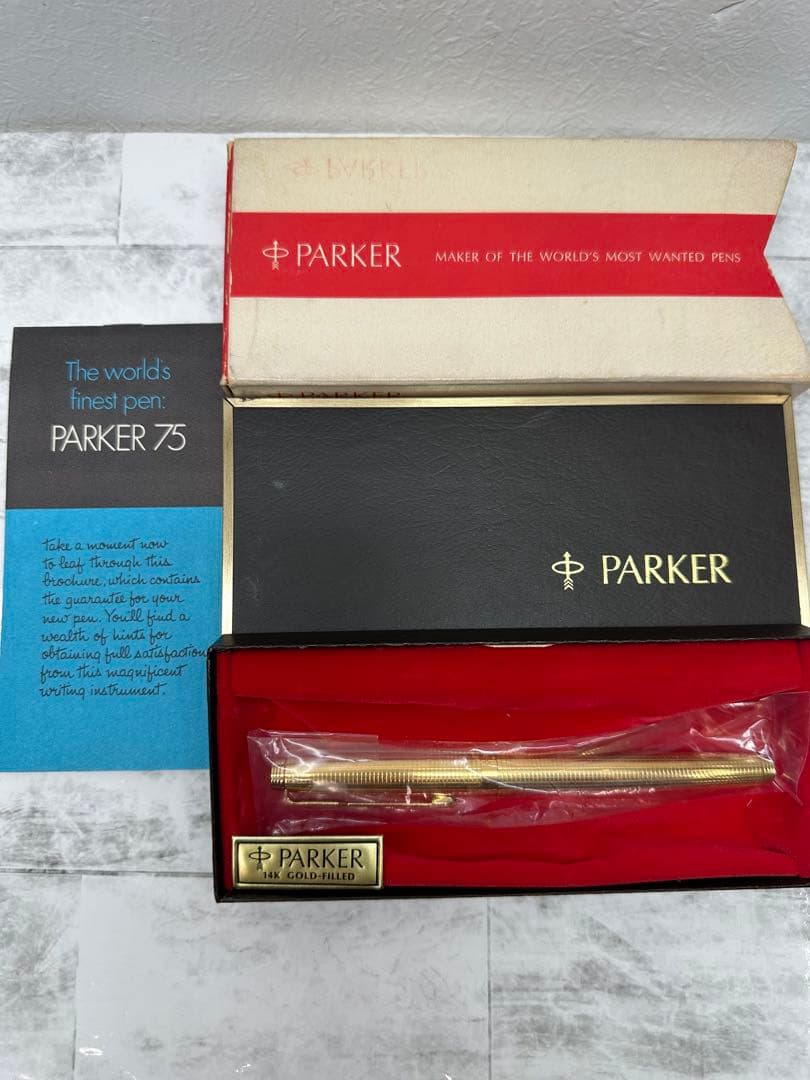 Parker 75 万年筆 ペン先14K刻印 未使用品！！