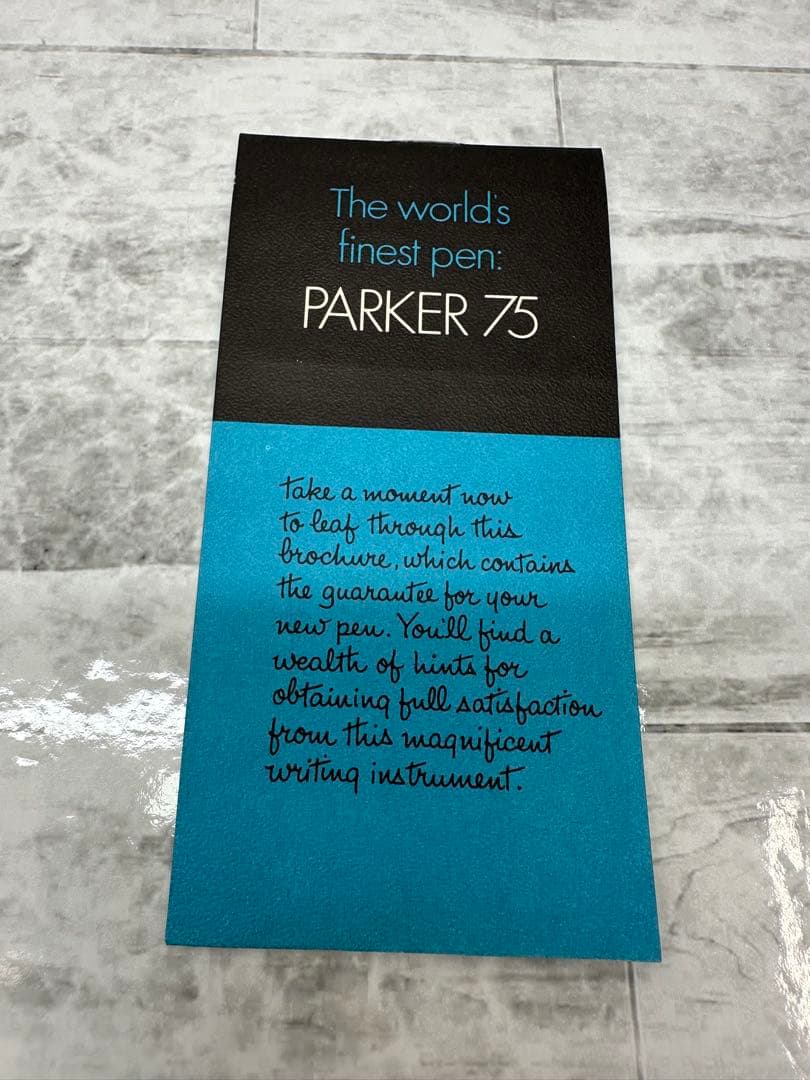 Parker 75 万年筆 ペン先14K刻印 未使用品！！