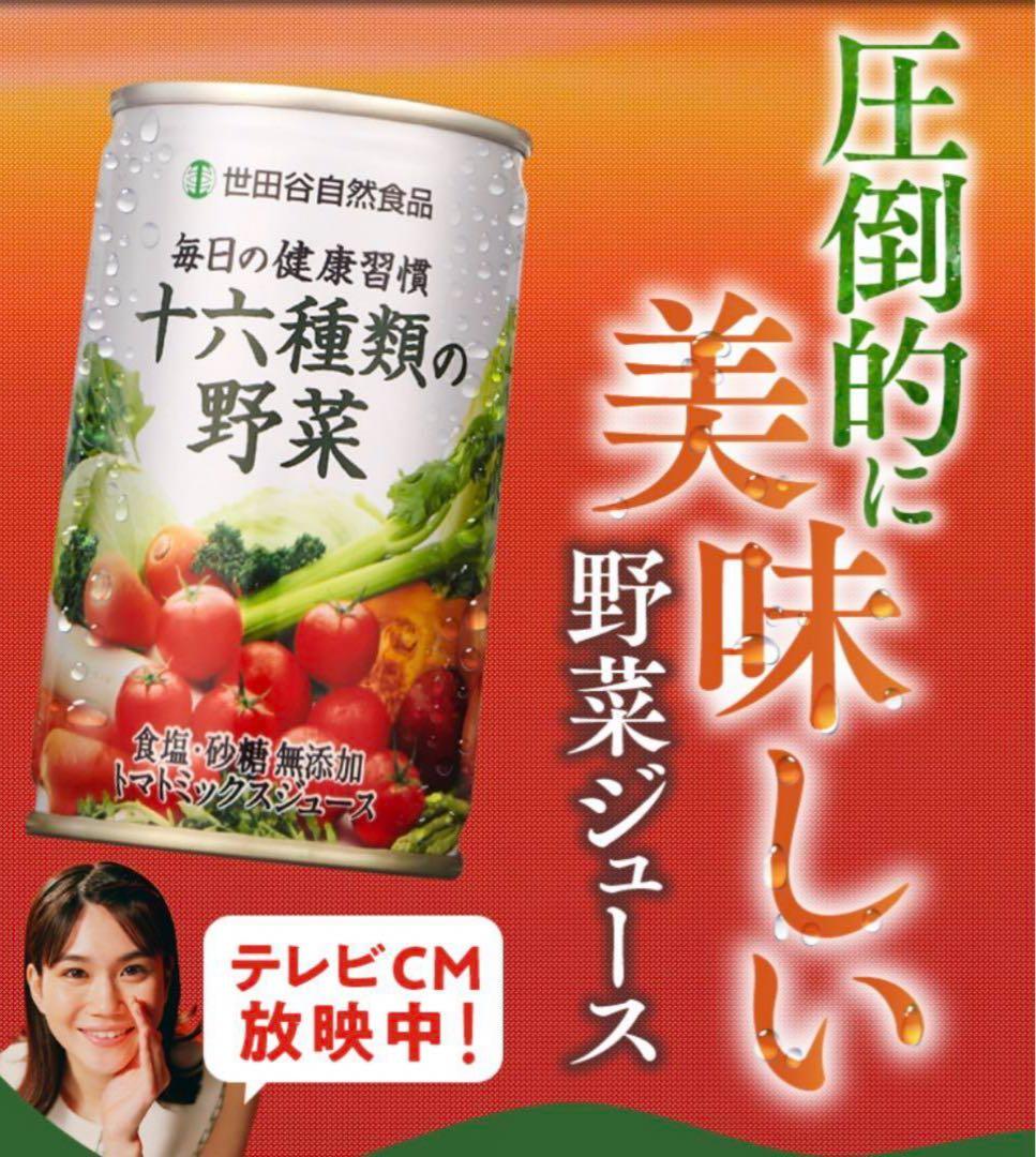 ゴルファーさん用 世田谷自然食品　十六種類の野菜ジュース　30本セット