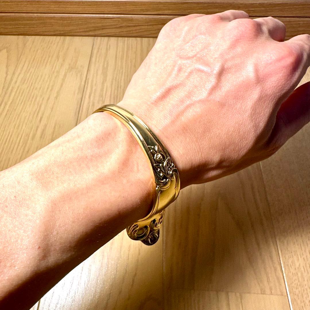 名作　希少　maison margiela スプーンバングル