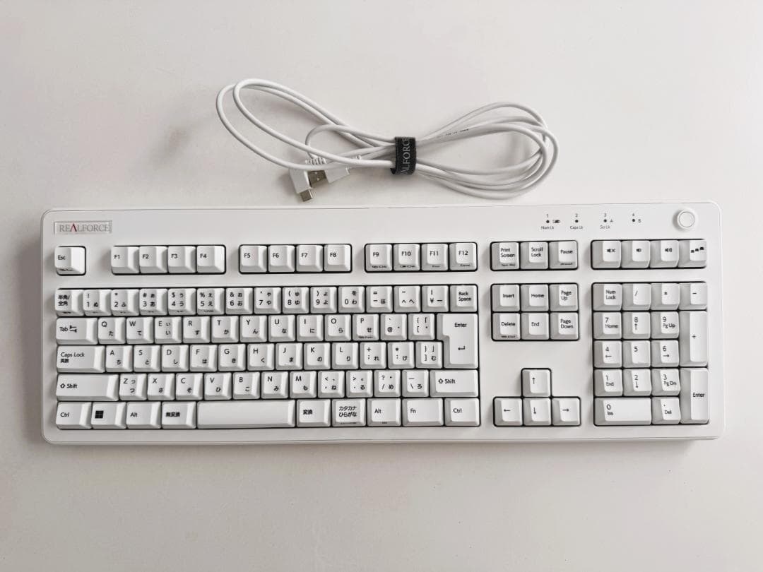 東プレ REALFORCE R3HA23 白 日本語配列 30g リアルフォース