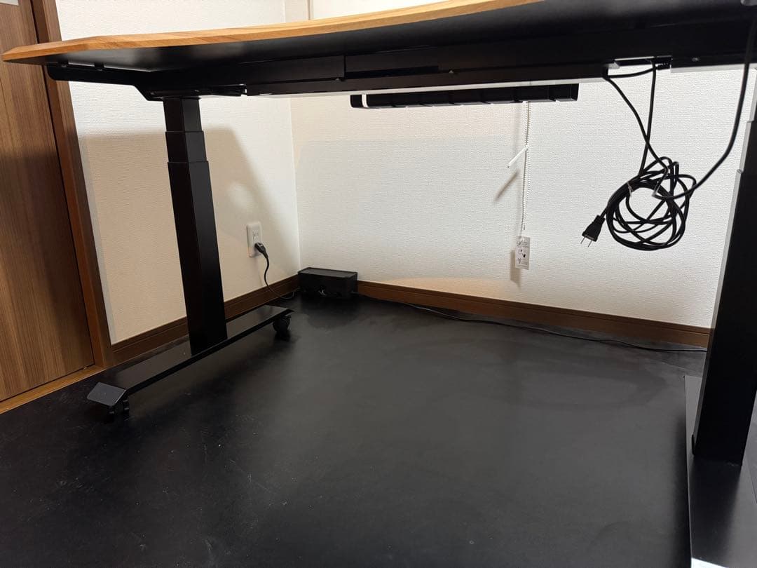 mstt【美品】FLEXISPOT E7セット 電動高さ調整木製デスク