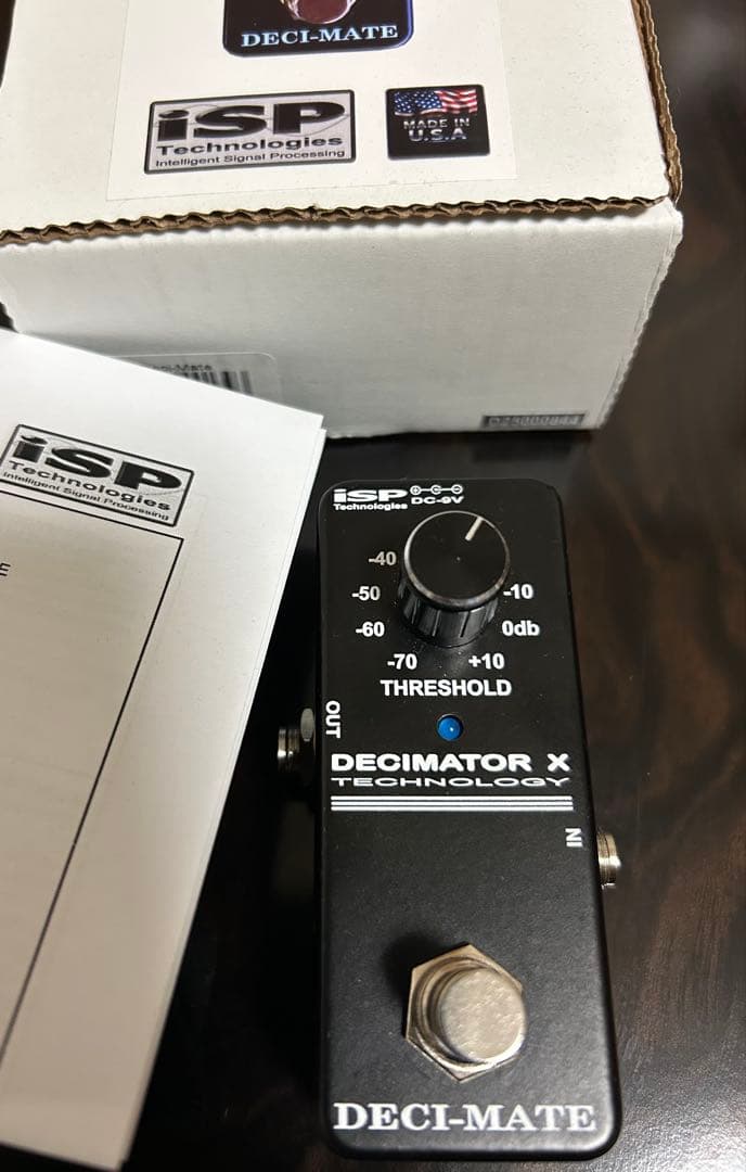 isp DECIMATOR X ギターエフェクター　ノイズリダクション