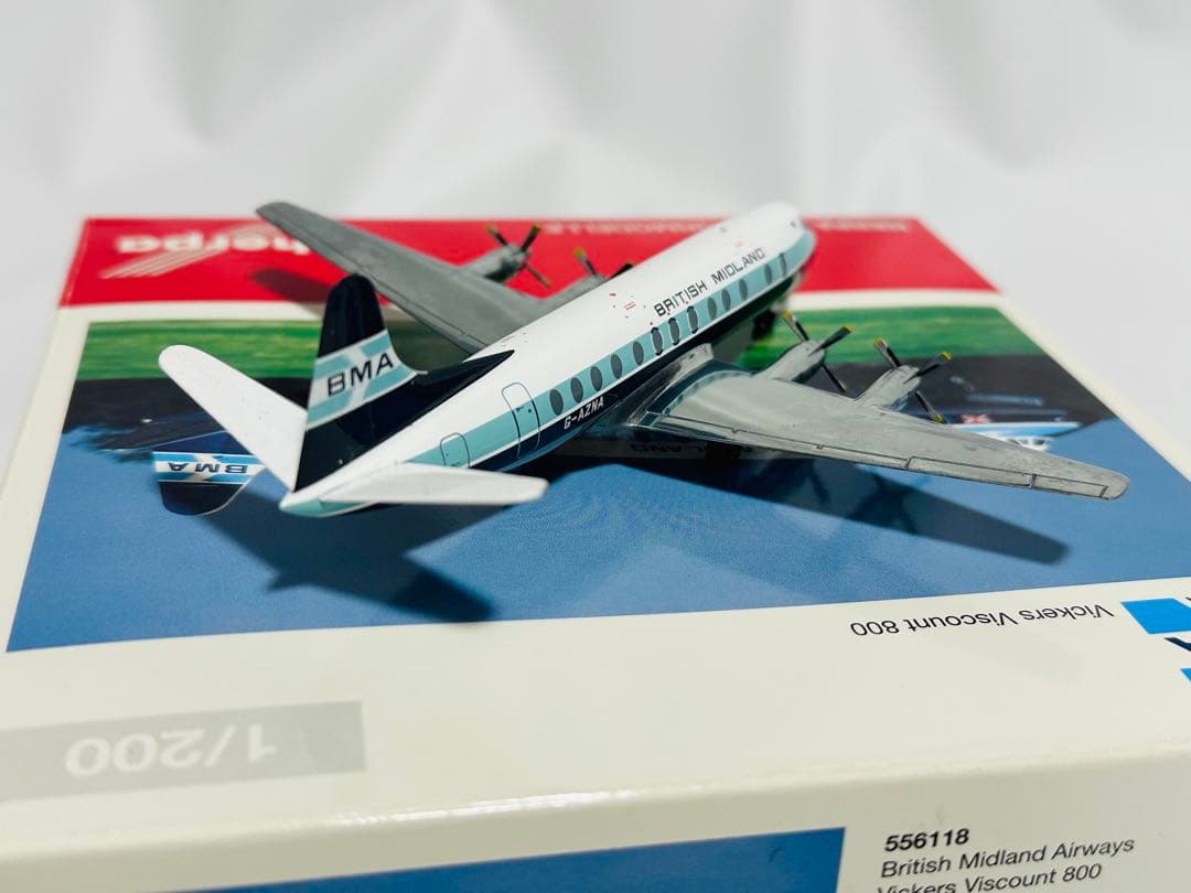航空機・ヘリコプター Herpa 1/200 Vickers Viscount 800