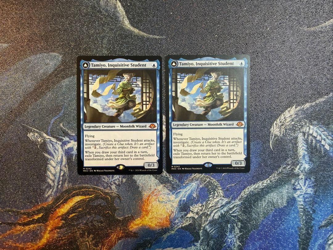 【最安値】MTG　MH3　知りたがりの学徒、タミヨウ　英語版　2枚