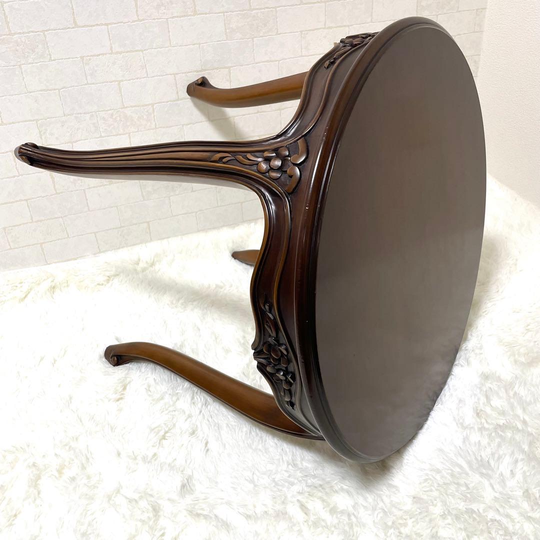 カリモク　ドマーニシリーズ　GMGH520○ / ルイ15世 丸型サイドテーブル