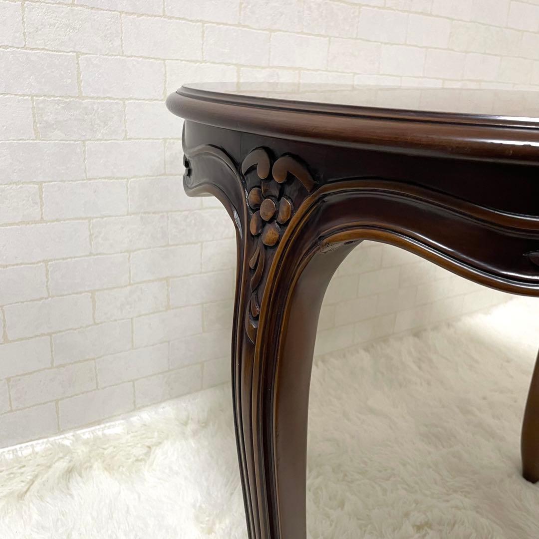 カリモク　ドマーニシリーズ　GMGH520○ / ルイ15世 丸型サイドテーブル