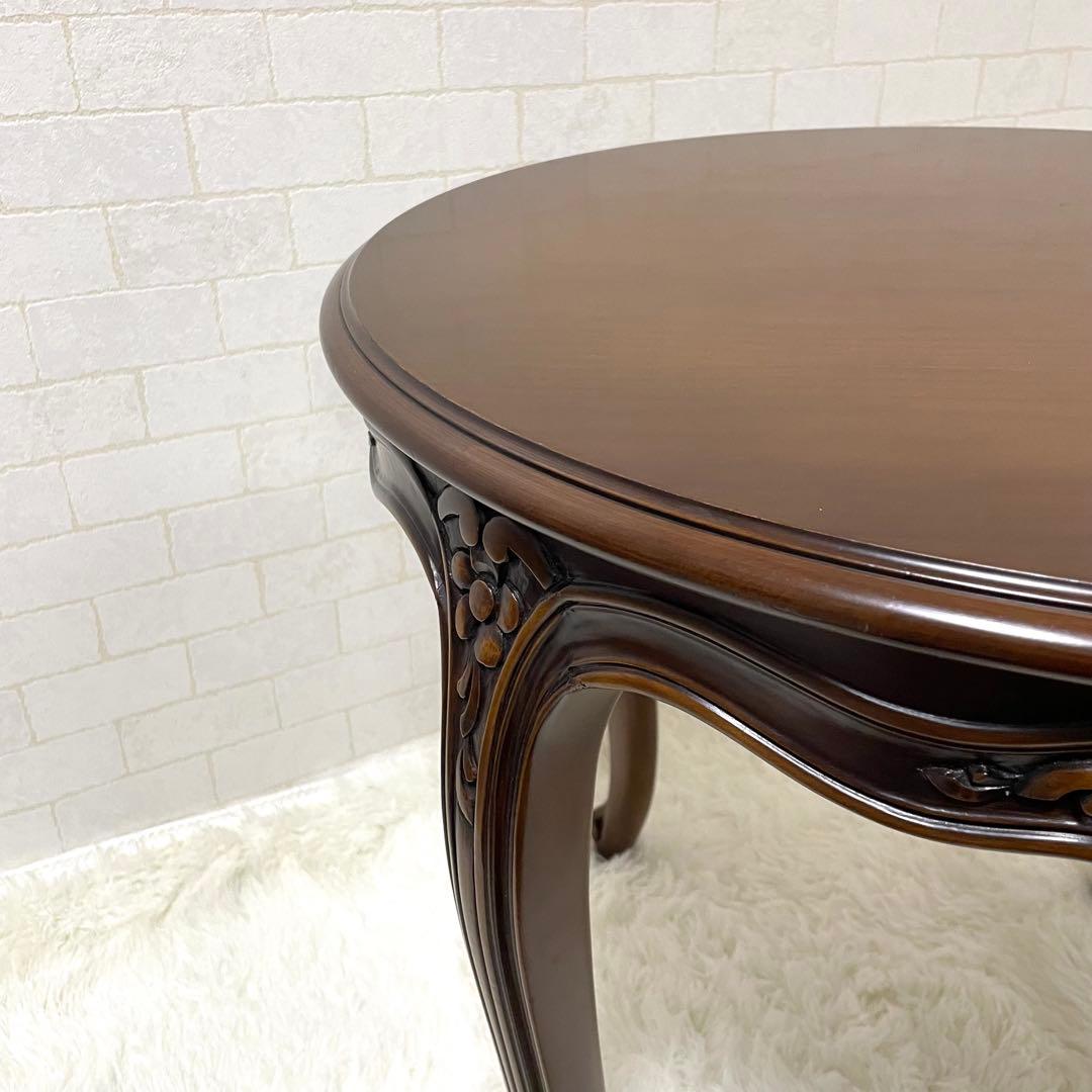 カリモク　ドマーニシリーズ　GMGH520○ / ルイ15世 丸型サイドテーブル