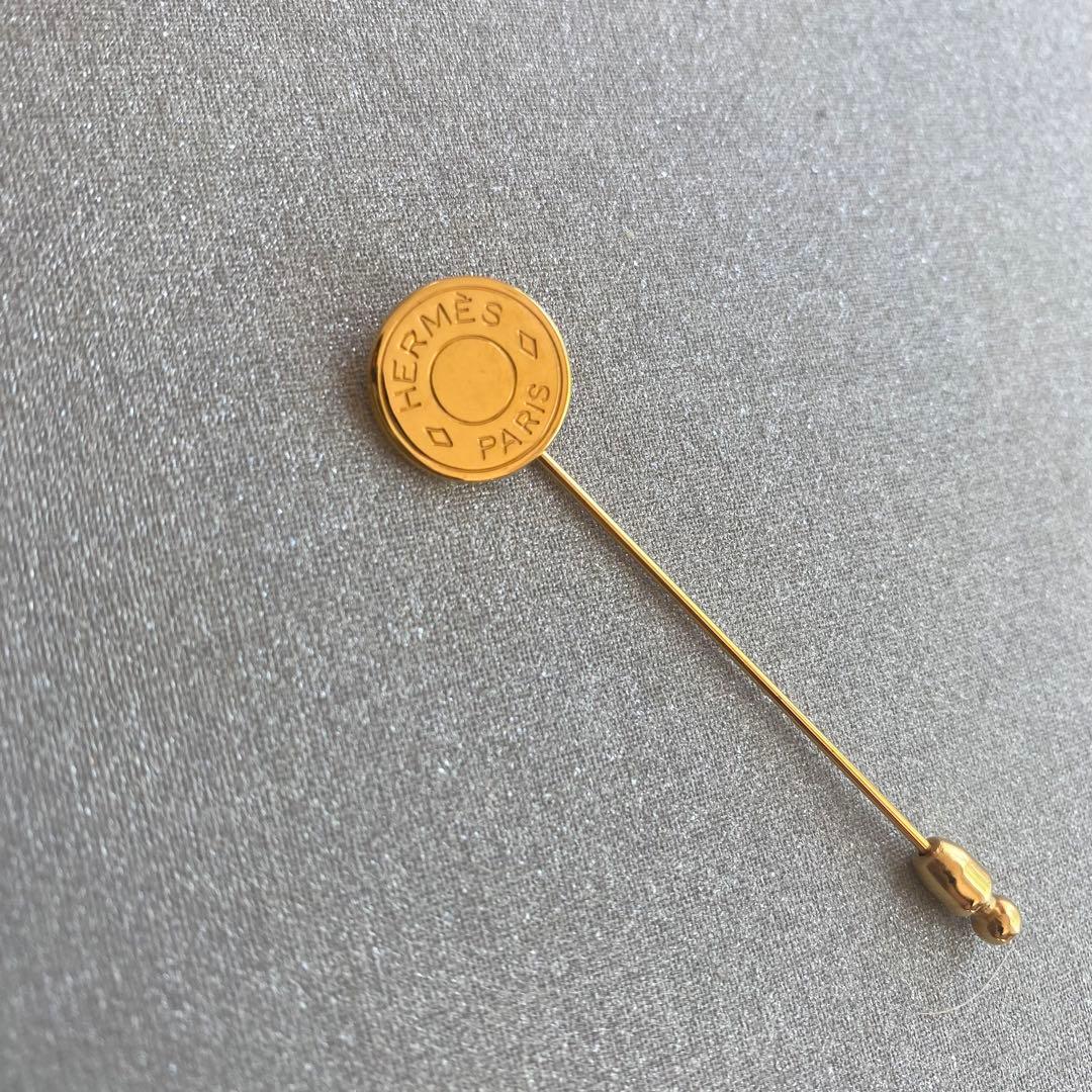 専用です　　【未使用美品】エルメス　ピンブローチ　ゴールド　アクセサリー