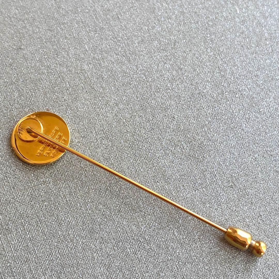 専用です　　【未使用美品】エルメス　ピンブローチ　ゴールド　アクセサリー