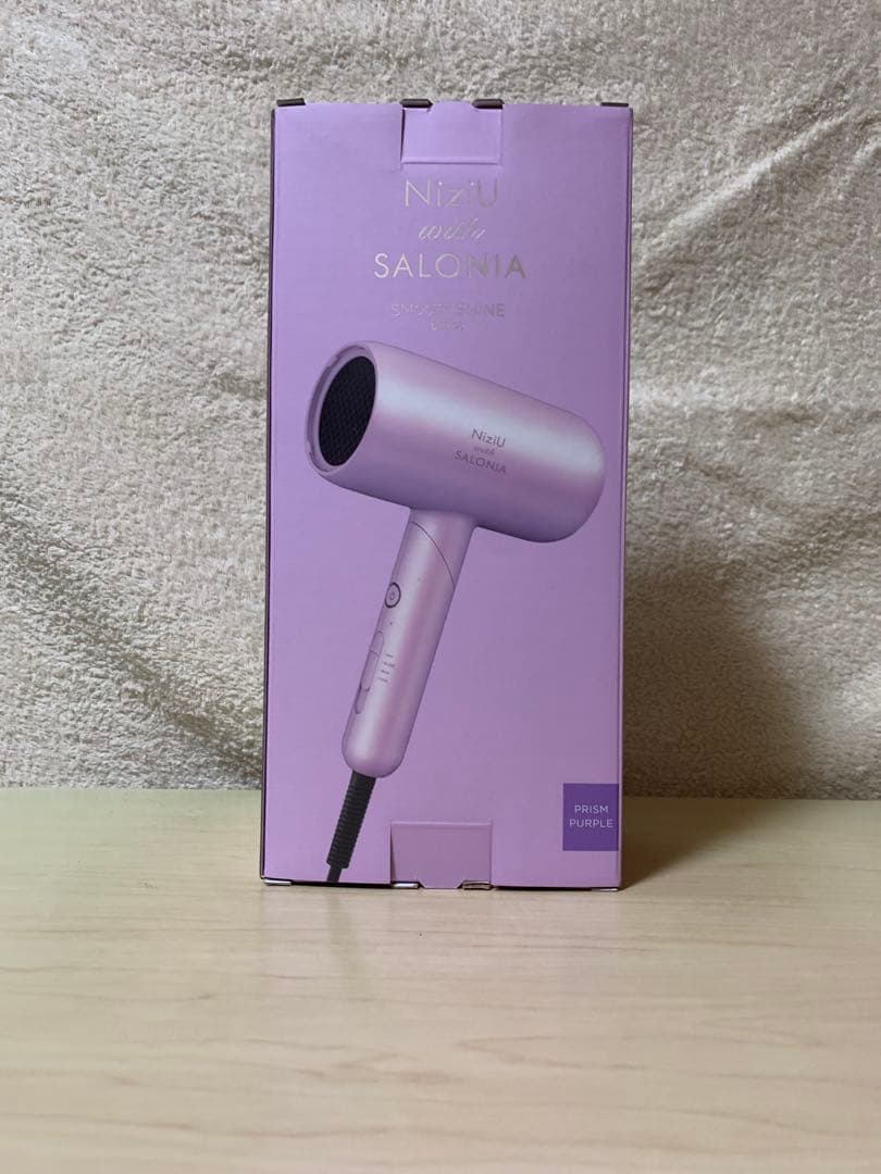 NiziUコラボ サロニア スムースシャインドライヤー プリズムパープル
