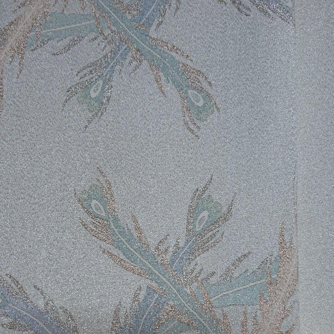 京西陣五天謹織 爪掻織 本つづれ帯 銘 慶寿鳳凰☆証紙付き未使用品☆