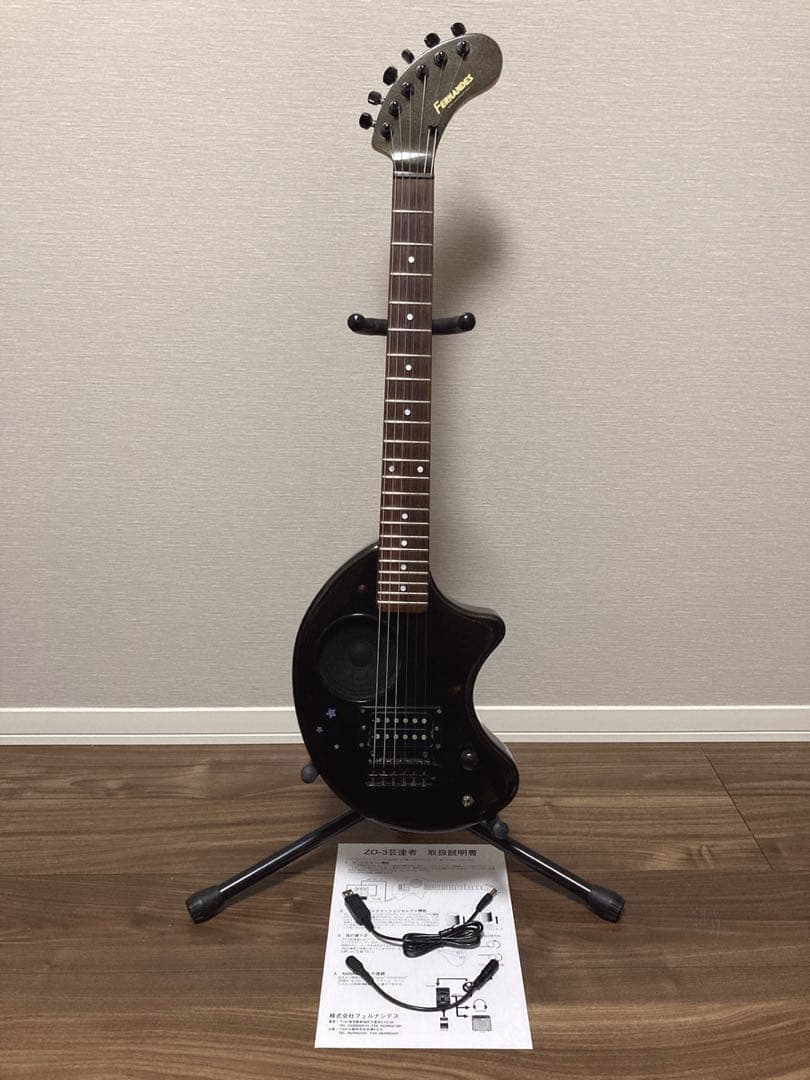 美品 FERNANDES ZO-3 T 芸達者 黒 USBアダプター付き