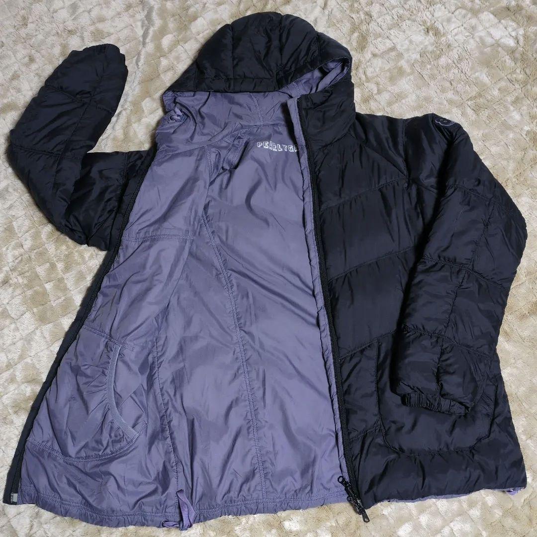 フード付き軽量リバーシブルダウンジャケット