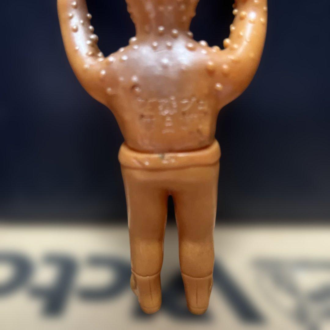 ⚠️レア　仮面ライダー　ガマギラー　ミニソフビ　旧バンダイ　ポピー　当時物