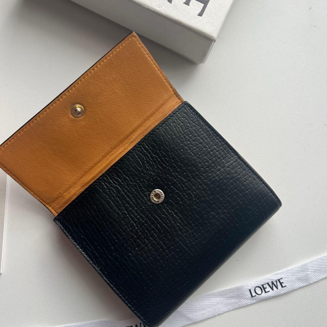 474 極上美品 LOEWE ロエベ 2つ折り財布