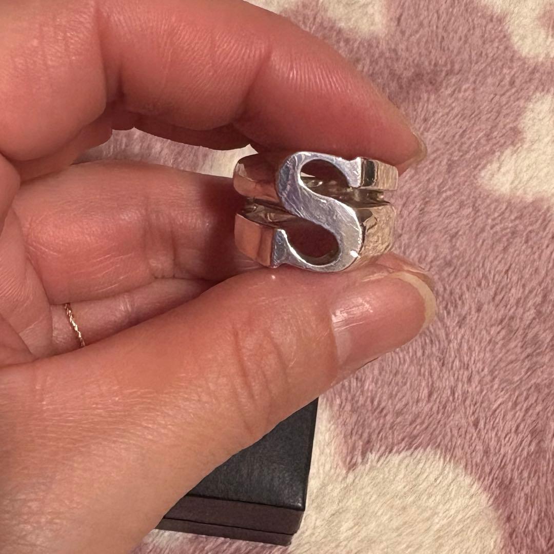 ザレタリング イニシャルSリング