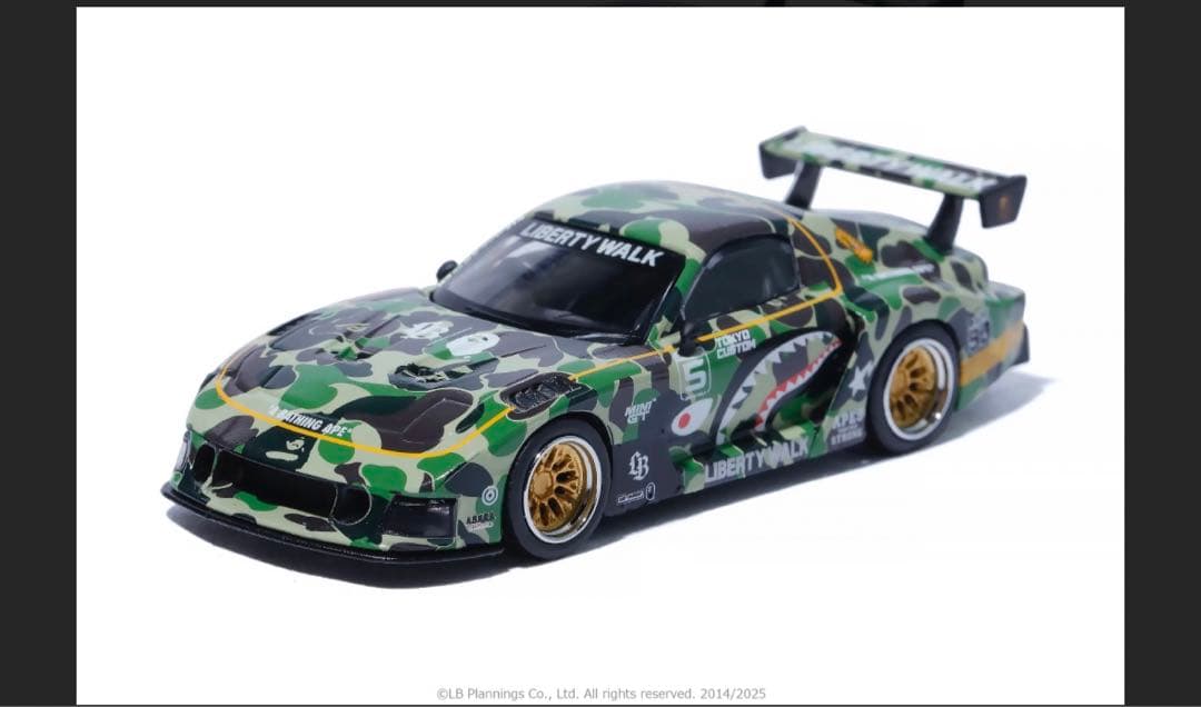 A BATHING APE x LIBERTY WALK 6台セット