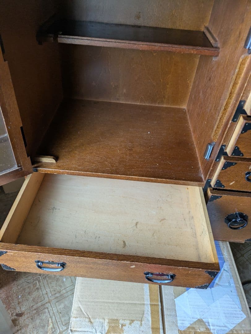 代箪笥　民藝箪笥　和箪笥　古家具　小箪笥　小棚　小引き出し鍵無し