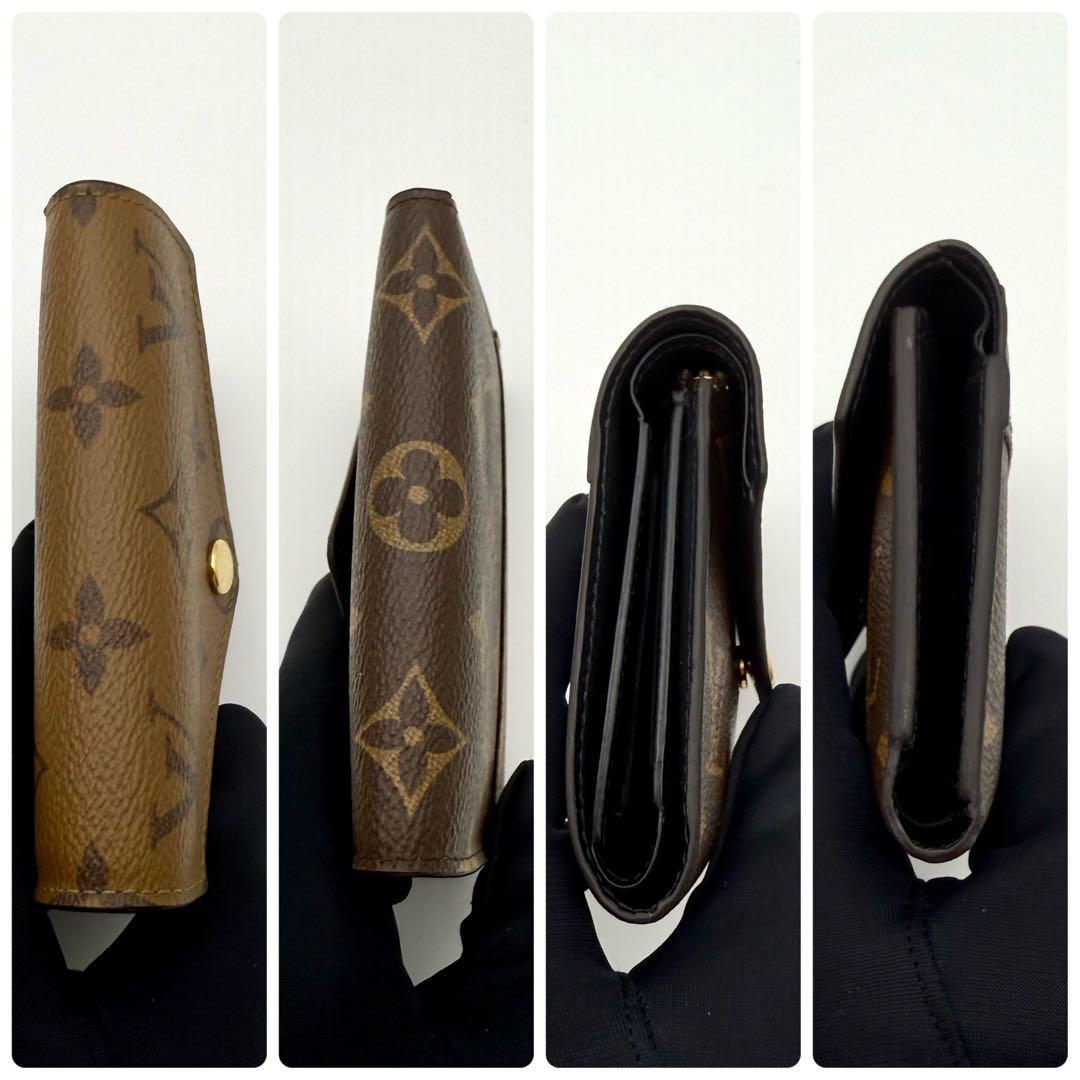 極上美品　ルイヴィトン　ヴィクトリーヌ　リバース　三つ折り財布