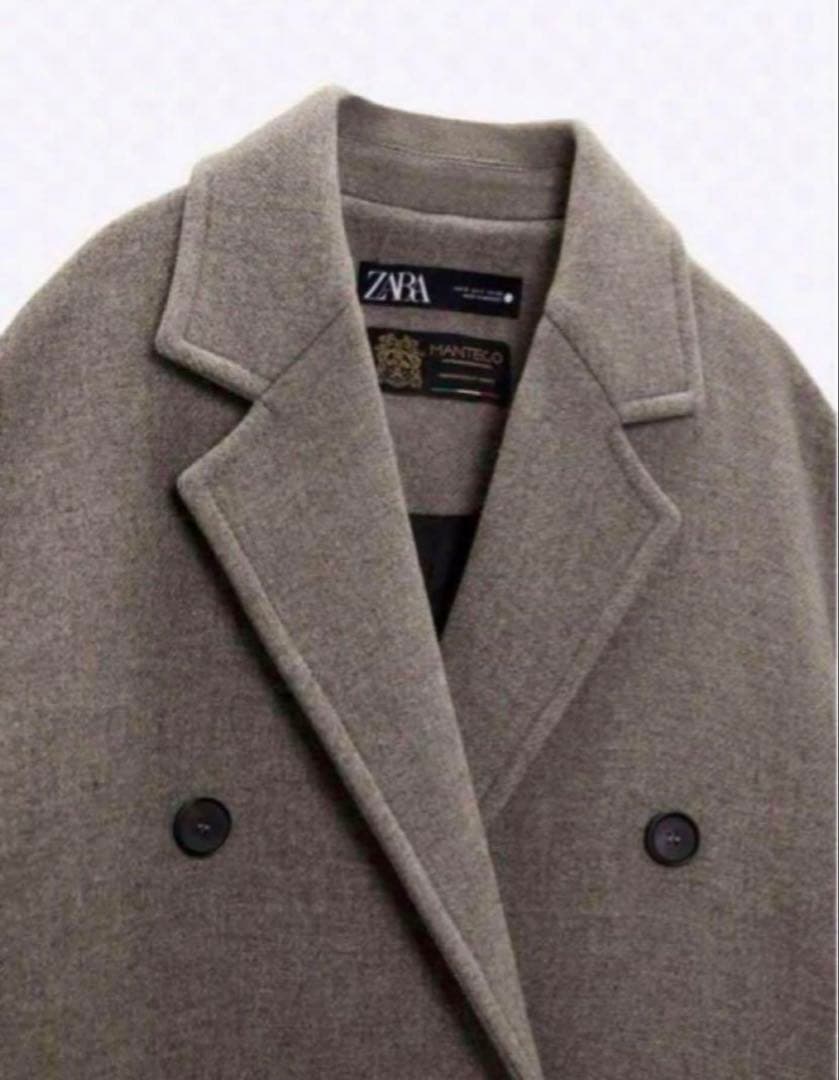 ZARA MANTECO社 プレミアム　ダブルチェスターコート S