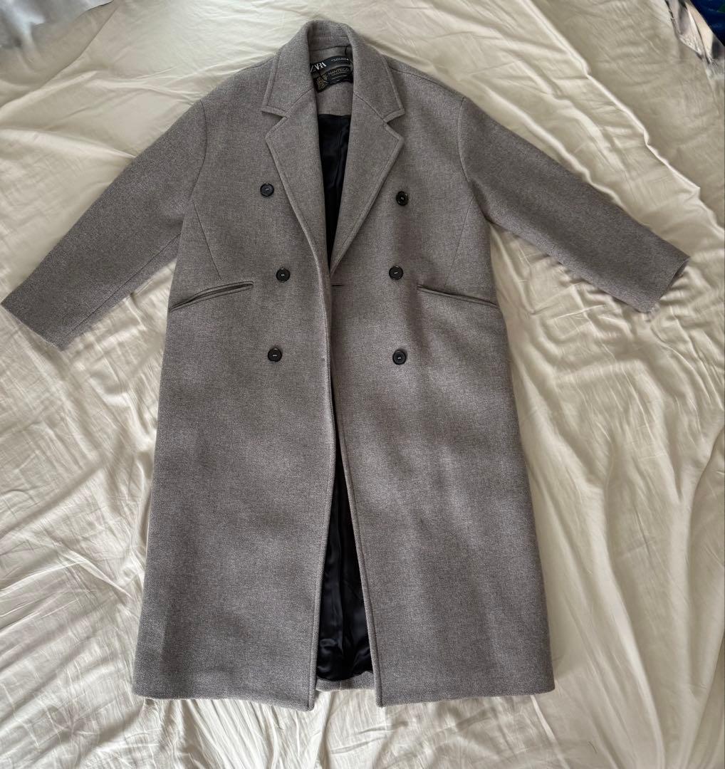 ZARA MANTECO社 プレミアム　ダブルチェスターコート S