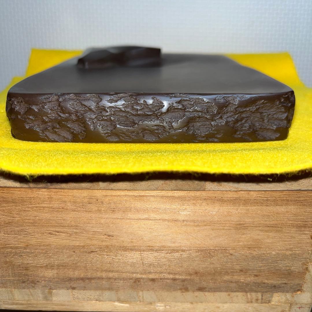 ⭕️赤間硯　特殊研　「芽」 名工　堀尾卓司　玉弘堂　美品　昭和47年作品