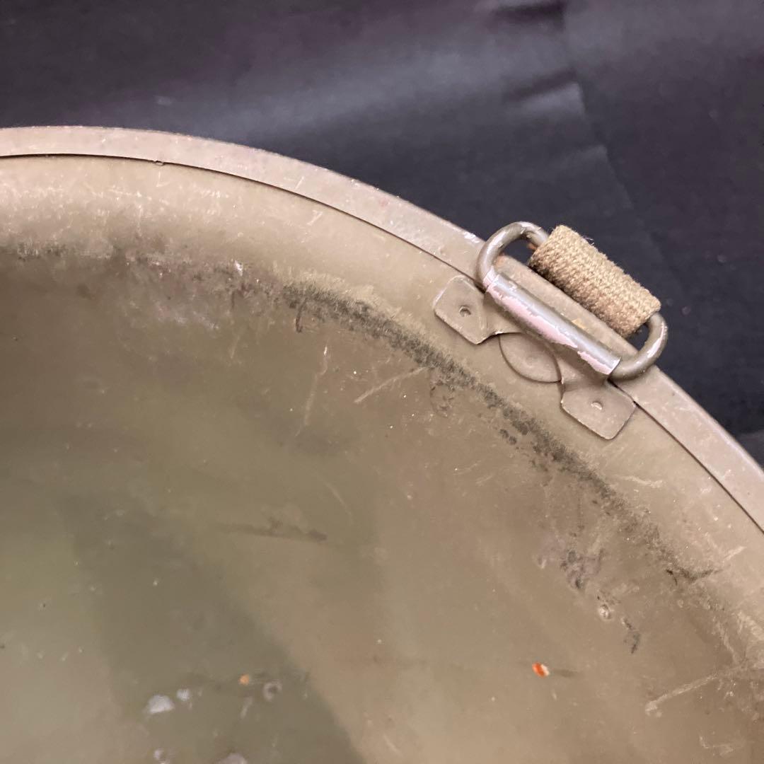 H*Q様 米軍 実物 二次戦 ナム戦 空挺M1ヘルメット シェル ライナー デッ