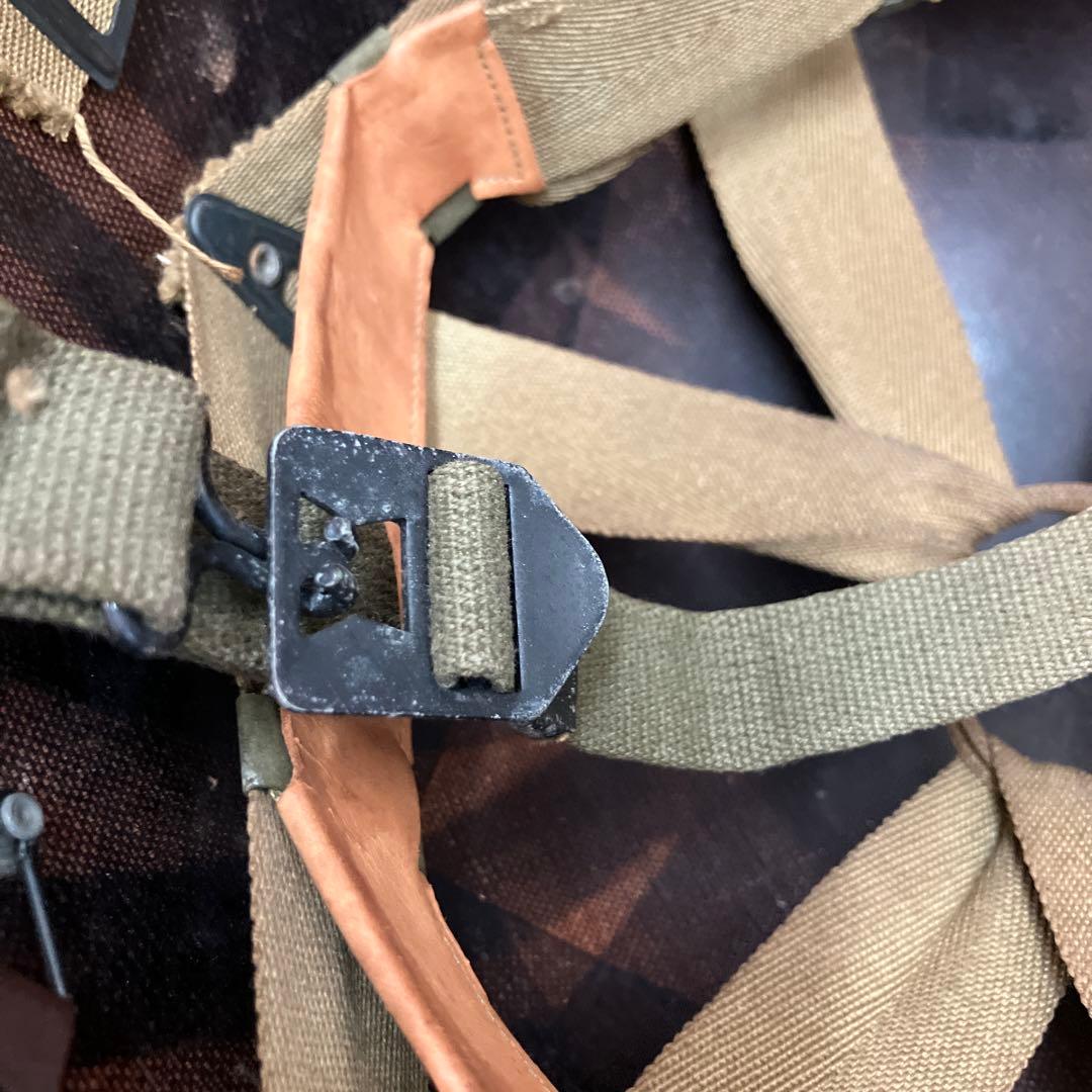 H*Q様 米軍 実物 二次戦 ナム戦 空挺M1ヘルメット シェル ライナー デッ