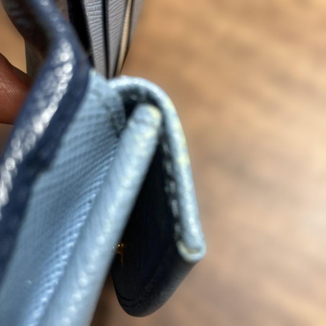 【早い者勝ち】PRADA SAFFIANO バイカラー 二つ折り財布