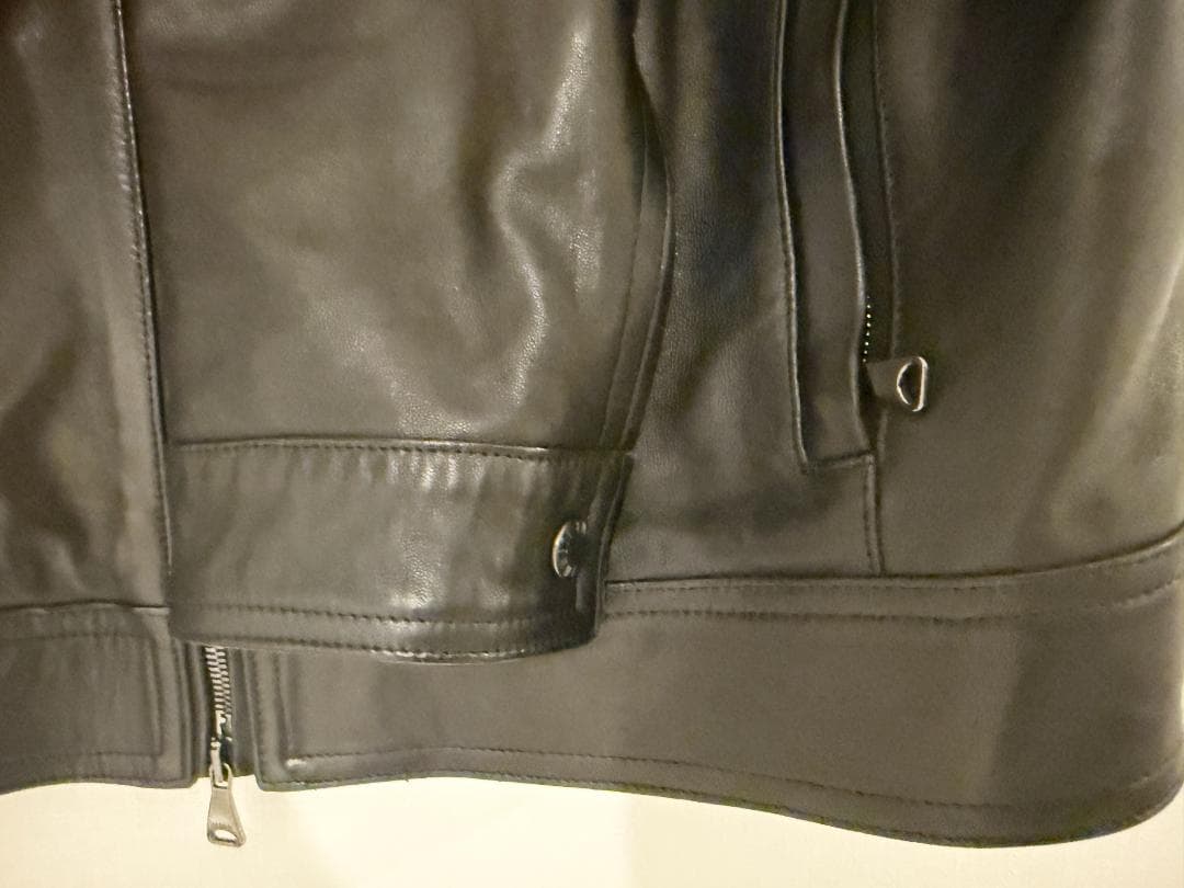 と*ー様 エンメティ ライダースジャケット ユリ/Juri ナッパレザー Emm