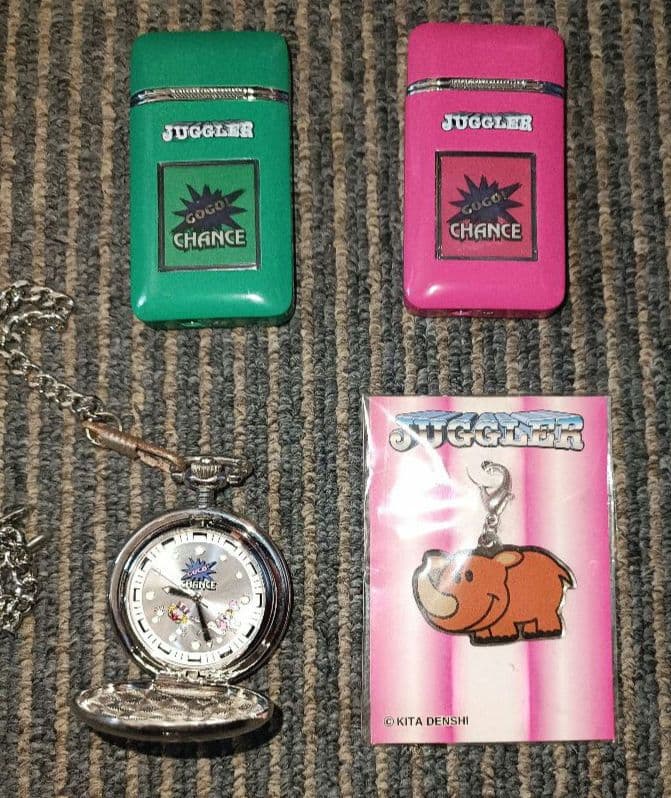 ジャグラーライターと懐中時計 あかいこうじ直筆サイン入りミニドル箱 等