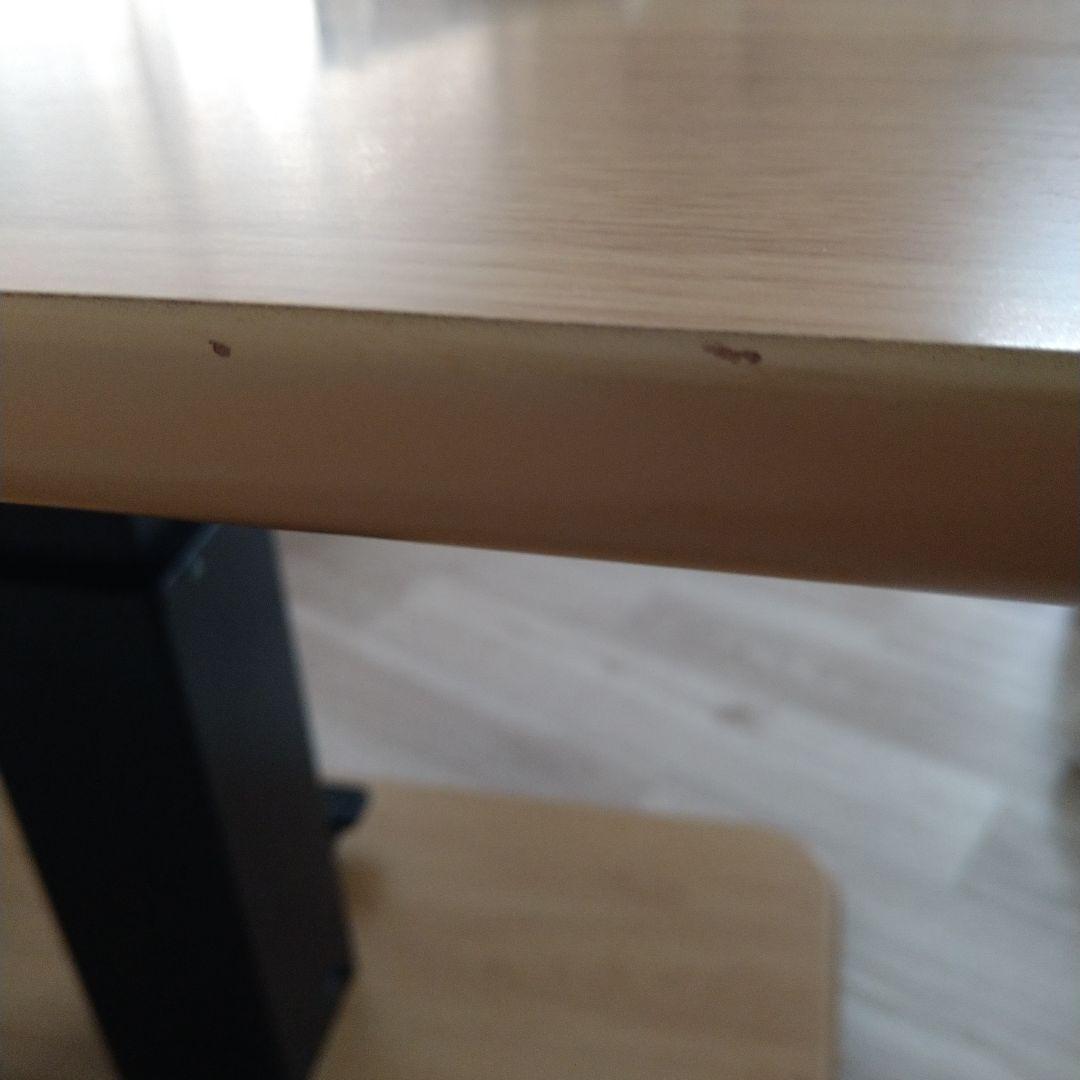 昇降式テーブル　120✕70 ナチュラルカラー　ダイニングテーブル