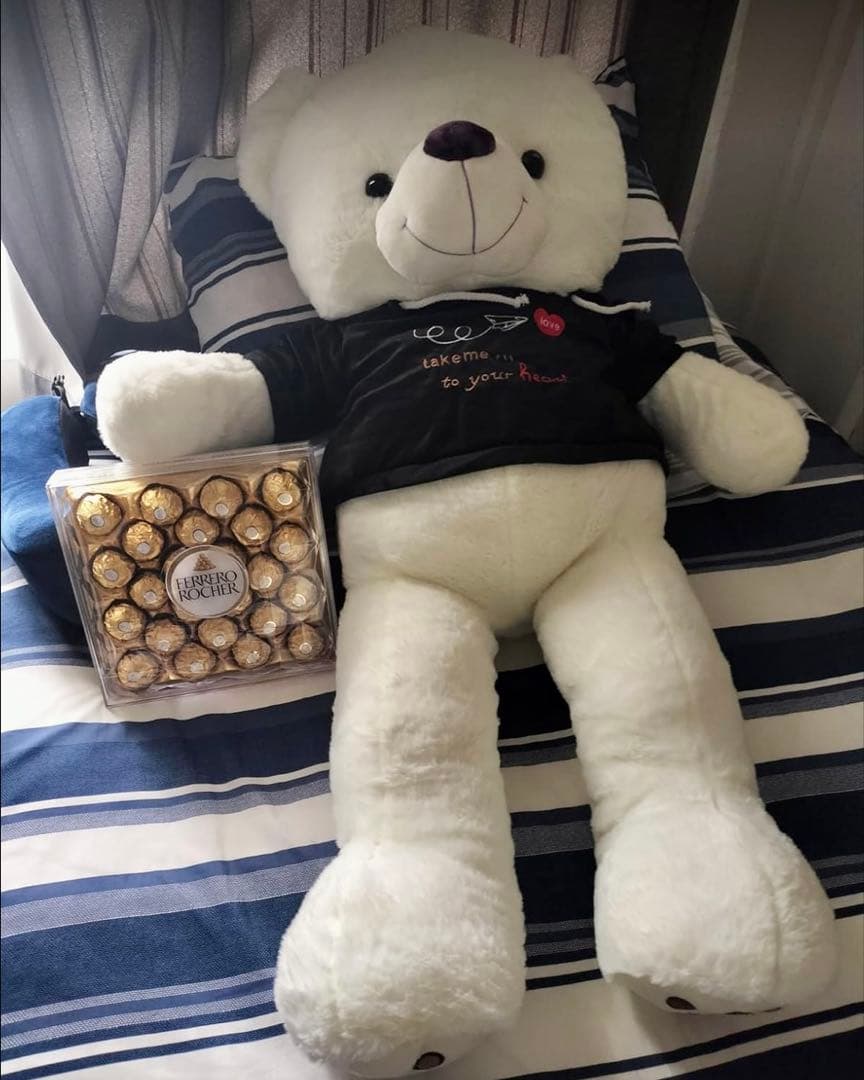 ホワイトテディベア Tシャツ付き