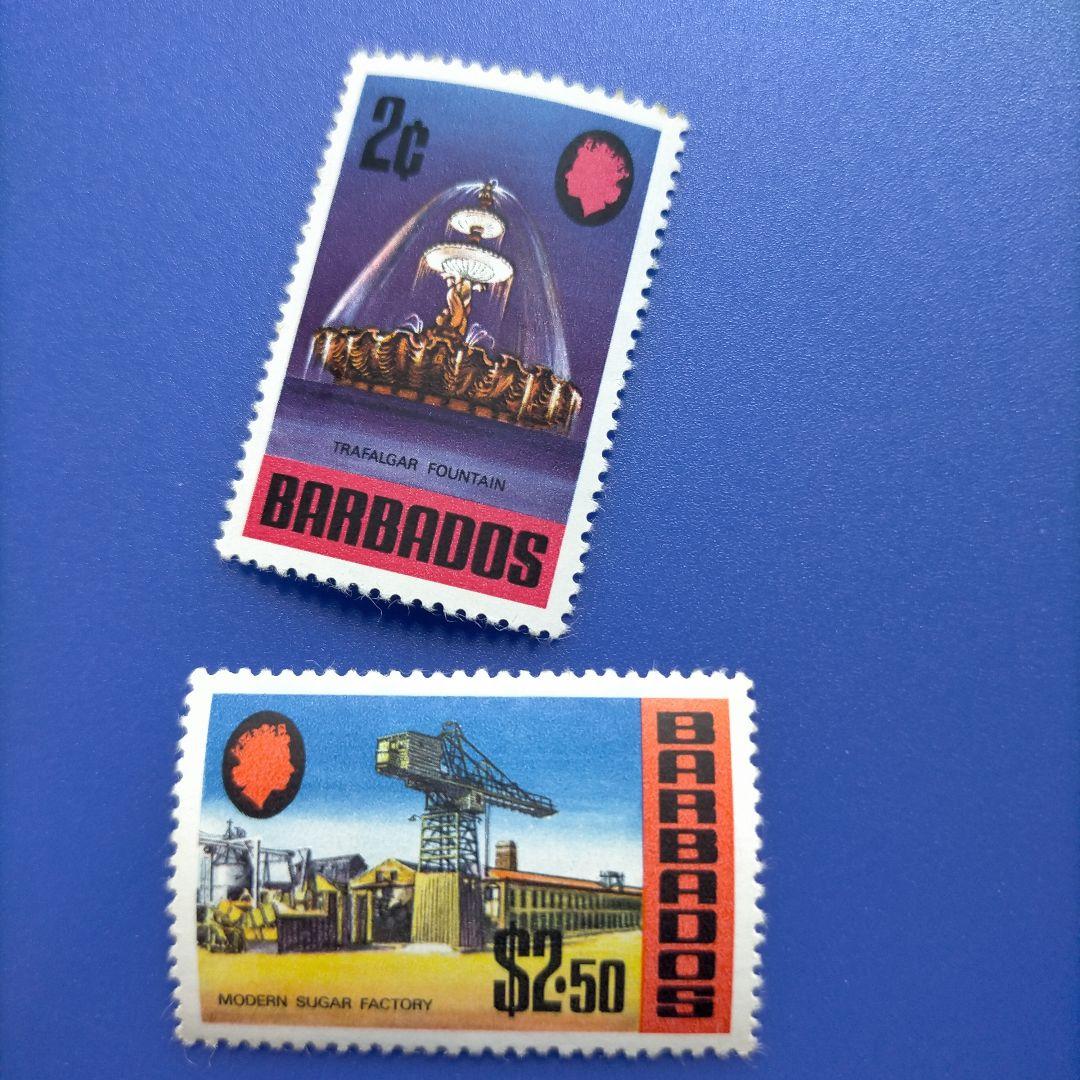 4298 外国切手 バルバドス 1973年 観光名所 建築風景 14種+追加2種