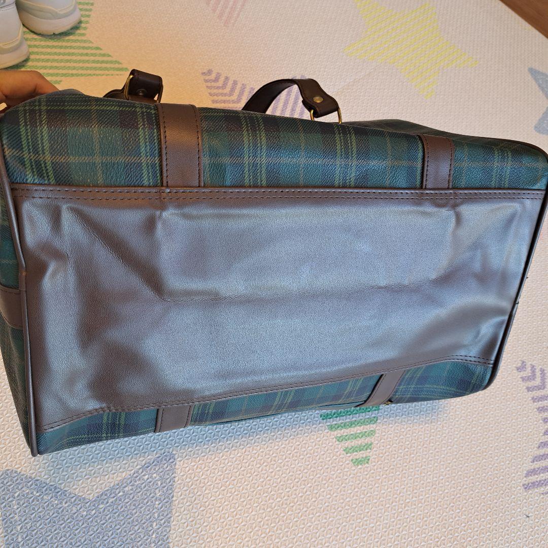 GREENWICH POLO CLUB ボストンバッグ タータンチェック柄　緑